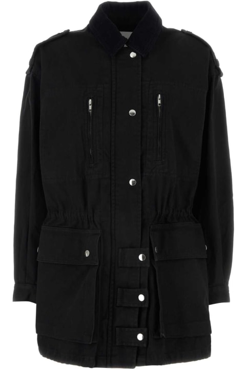أدوات منزلية Marant Étoile Black Cotton Joanna Jacket