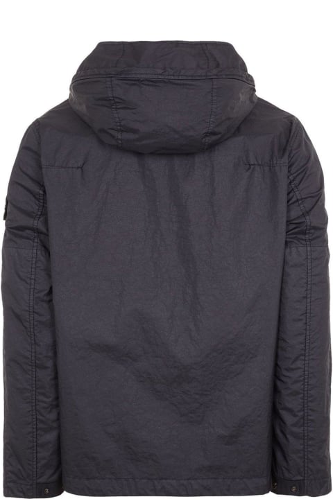 Stone Island Clothing for Men Stone Island Membrana 3l Tc Zipped Hooded Jacket