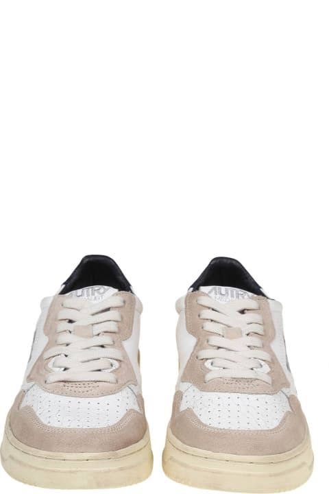 Sneakers for Women Autry Sneakers In White And Blue Leather