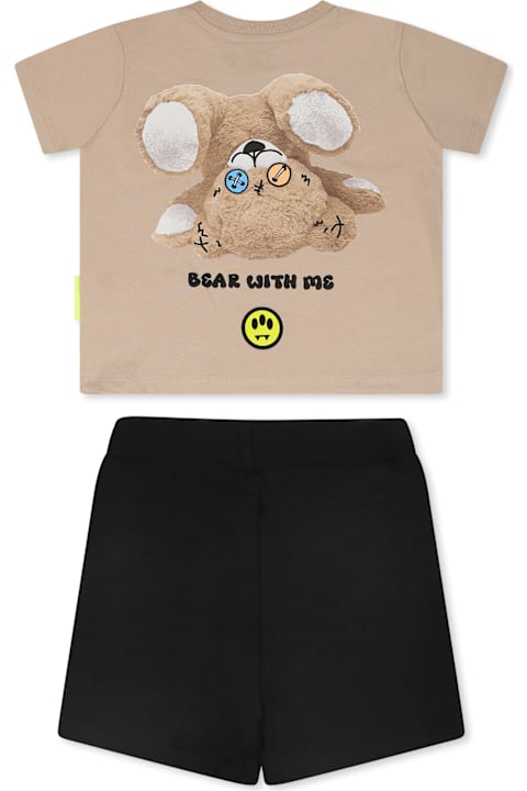 Homeware Barrow Multicolor Suit For Babykids With Bear Print