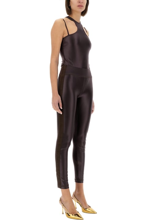 Versace Jeans Couture لـ Women Versace Jeans Couture Leggings With Logoed Band