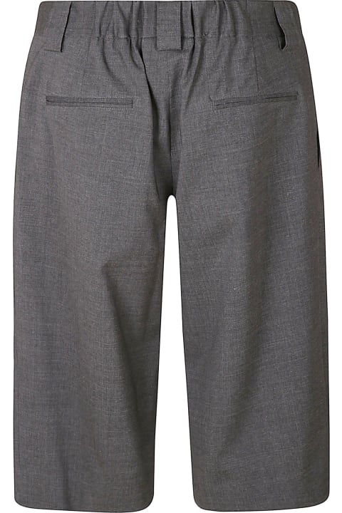 Maison Flaneur Pants for Men Maison Flaneur Straight Leg Plain Trouser Shorts