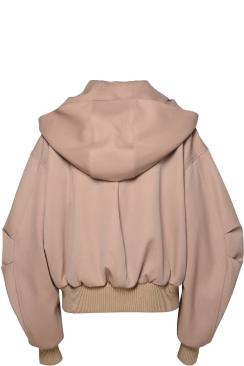 Coats & Jackets for Women The Attico Hooded Zip-up Bomber Jacket