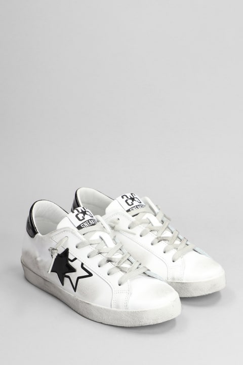 2Star Sneakers for Women 2Star Sneakers In White Leather