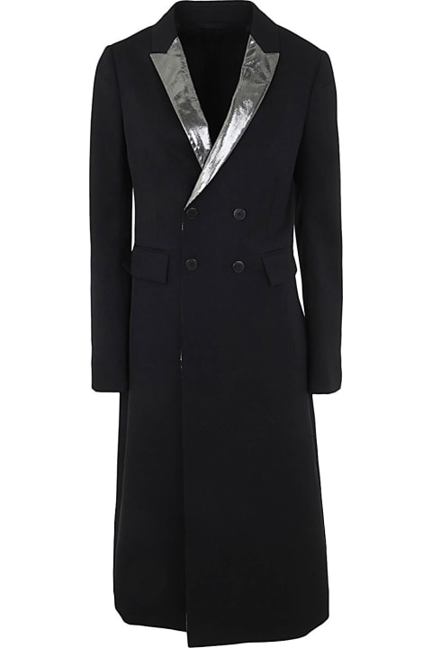 Sapio Coats & Jackets for Women Sapio Gabardine Smoking Double Breasted Coat