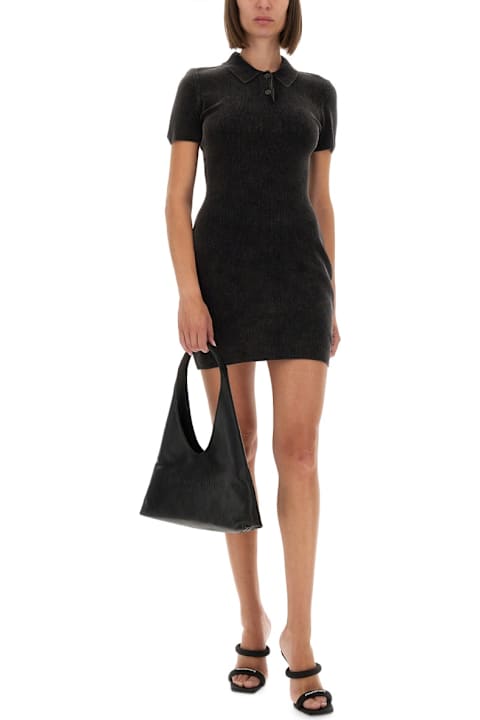 Alexander Wang for Kids Alexander Wang Mini Dress With Polo Collar