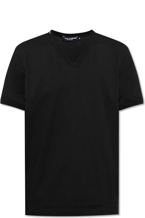 Dolce & Gabbana Sale for Men Dolce & Gabbana Dolce & Gabbana V-neck T-shirt