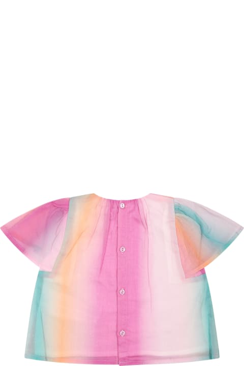 Topwear for Baby Boys Chloé Multicolor Top For Baby Girl