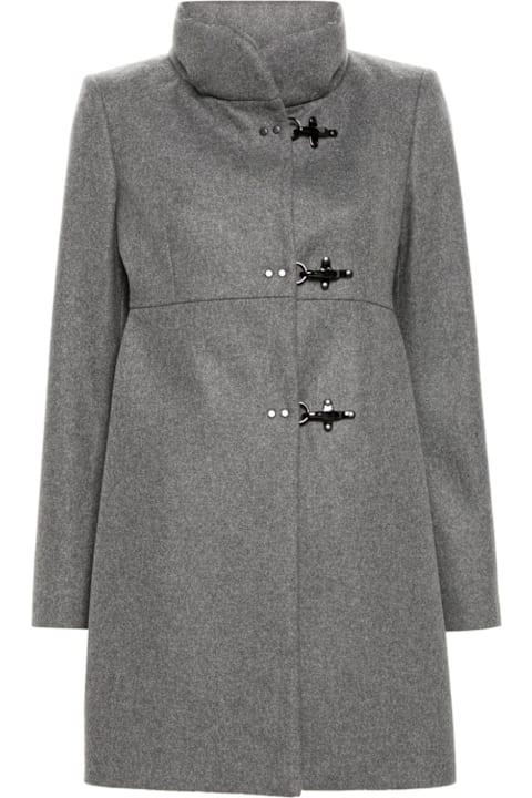 Fay for Women Fay Anthracite Grey Romantic Coat