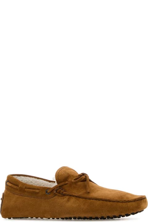 Tod's for Men Tod's Camel Suede Loafers