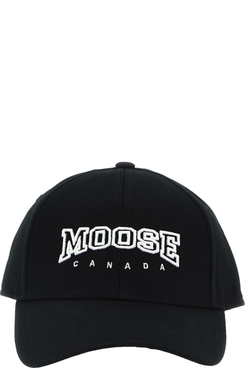 Moose Knuckles Hats for Men Moose Knuckles 'varsity Logo' Baseball Cap