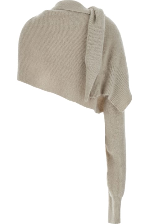 Antonelli Topwear for Women Antonelli 'euriclea' Beige Top With One Sleeve In Wool Blend Woman