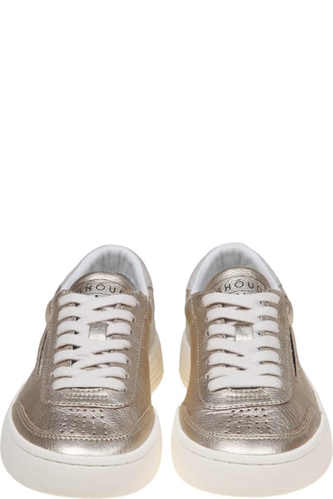 Shoes Sale for Women GHOUD Lido Low Sneakers In Platinum Color Leather