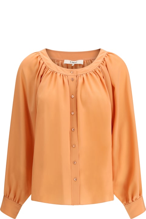 Chloé الملابس لـ السيدات Chloé Silk Shirt