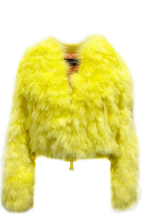 Dsquared2 Coats & Jackets for Women Dsquared2 Feathers Bomber Jacket
