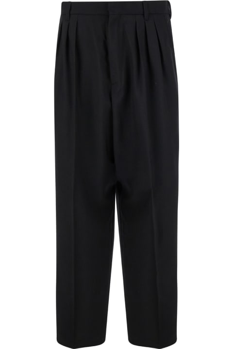 Kenzo Pants for Men Kenzo Black Pants With Pences In Wool Man
