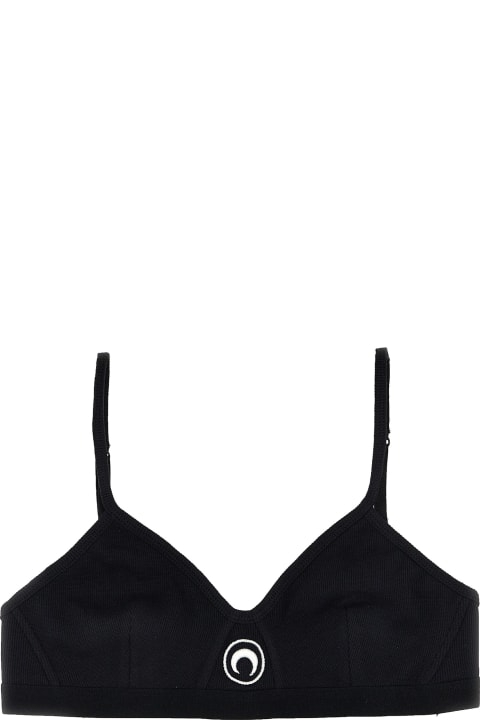 Clothing for Women Marine Serre Bra With Embroidered Logo