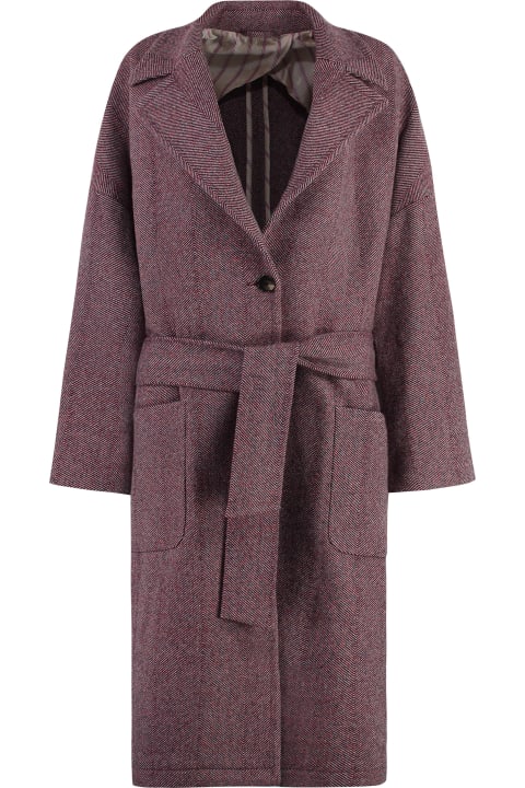Homeware Etro Chevron Wool Coat