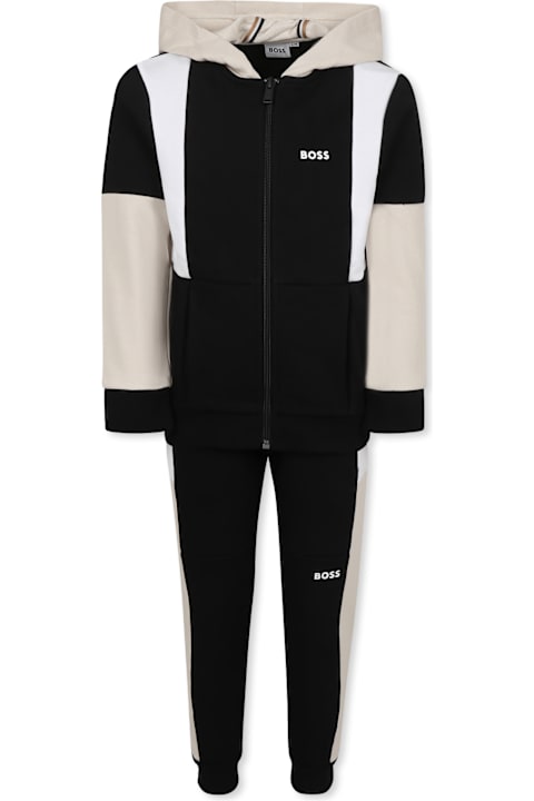 Hugo Boss Suits for Boys Hugo Boss Black Suit For Boy With Logo