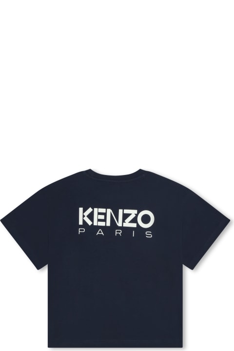 T-Shirts & Polo Shirts for Girls Kenzo Kids T-shirt Con Stampa