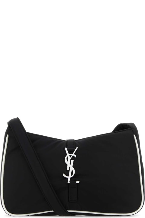 Saint Laurent Totes for Men Saint Laurent Black Econylâ® Le 5 ã 7 Shoulder Bag