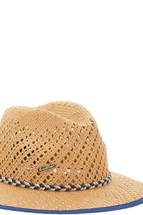 Accessories Sale for Women Borsalino "papier" Straw Paper Hat