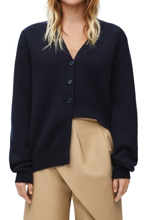 سترات لـ السيدات Loewe Asymmetric Cashmere Cardigan