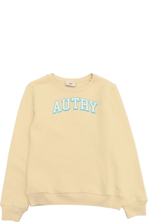 Autry لـ أولاد Autry Main Kids Jersey Cream/sky Sweatshirt