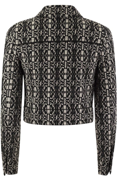 Max Mara for Women Max Mara All-over Patterned Zip-up Jacket