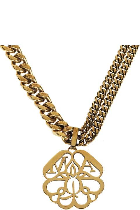 メンズ Alexander McQueenのジュエリー Alexander McQueen Pendant Chain Necklace