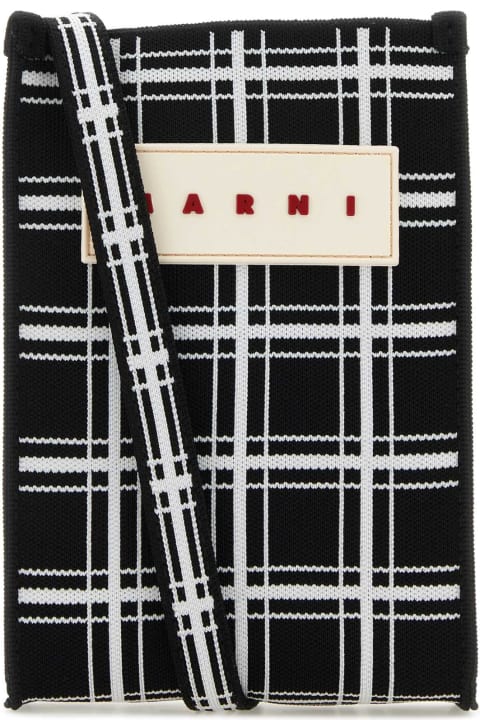 ウィメンズ Marniのクラッチバッグ Marni Embroidered Fabric Crossbody Bag