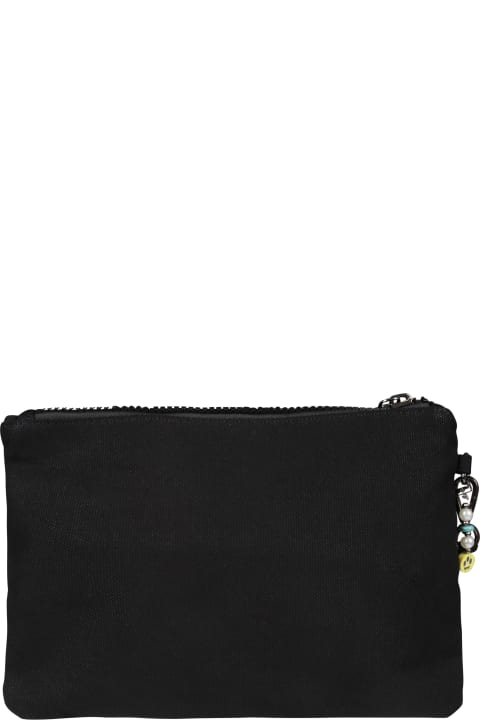 Accessories & Gifts for Girls Barrow Black Clutch Bag For Girl With Logo And Smiley