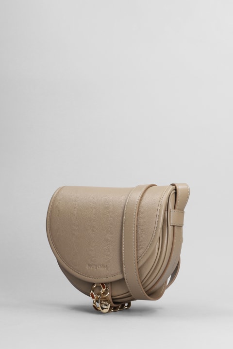 See by Chloé Women See by Chloé Mara Shoulder Bag In Grey Leather