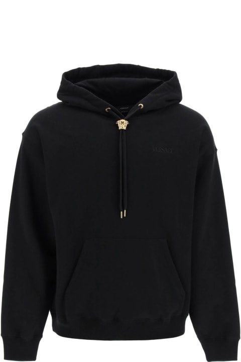 Versace Sale for Men Versace Black Cotton Sweatshirt