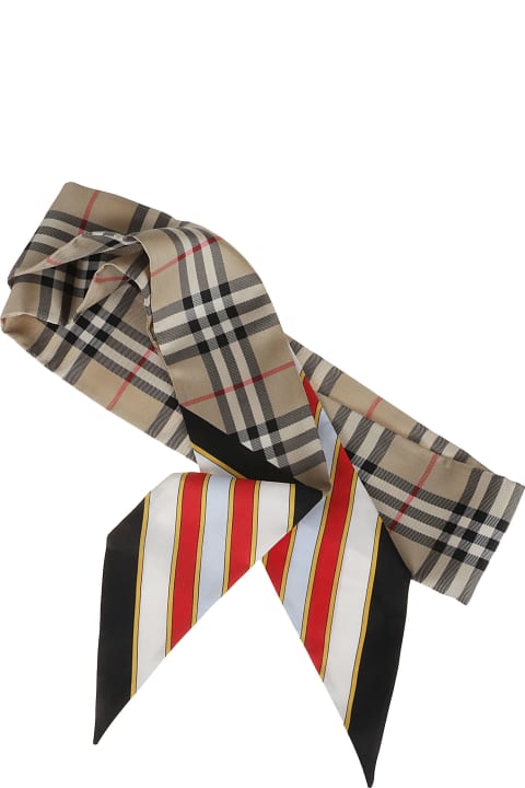Burberry Accessories for Men Burberry Silk Skinny Scarf