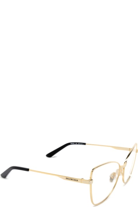 Balenciaga Eyewear Eyewear for Women Balenciaga Eyewear Bb0282o Gold Glasses