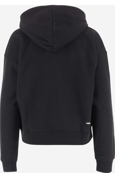 Karl Lagerfeld Fleeces & Tracksuits for Women Karl Lagerfeld Cotton Blend Sweatshirt With Logo