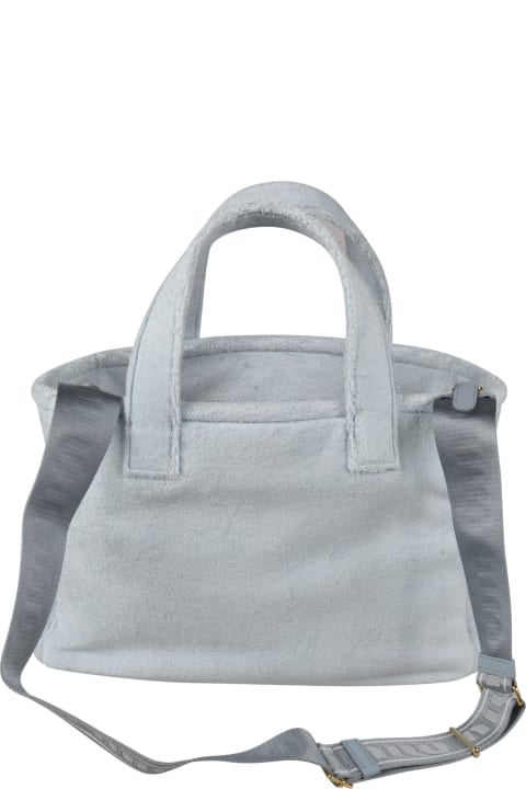 ウィメンズ新着アイテム Miu Miu Logo Embossed Top Handle Shopper Bag