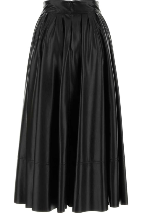 Philosophy di Lorenzo Serafini for Women Philosophy di Lorenzo Serafini Black Synthetic Leather Skirt