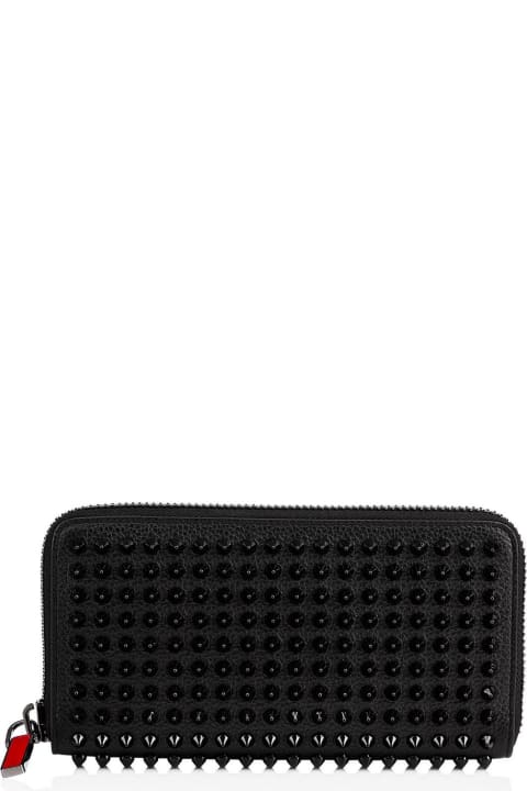 Christian Louboutin Accessories for Men Christian Louboutin Leather Panettone Wallet With Spikes