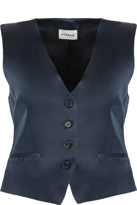 Parosh Coats & Jackets for Women Parosh Rasone Single-breasted Vest