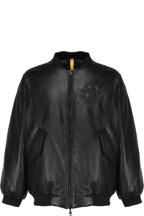 Moncler Genius Men Moncler Genius Reversible Leather Jacket