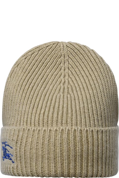Burberry Accessories for Men Burberry Beige Cashmere Beanie