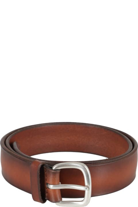 Belts for Men Orciani Leather Belt