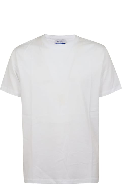 Off-White Topwear for Men Off-White Ow Emb Slim S/s Tee White White