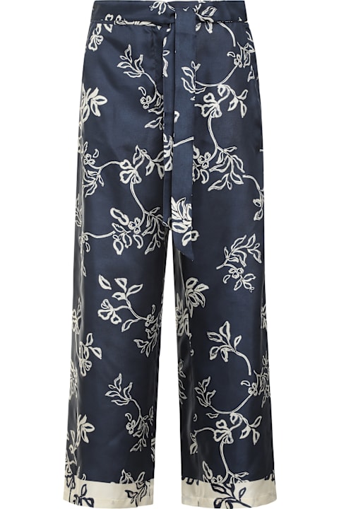 'S Max Mara Pants & Shorts for Women 'S Max Mara Cinzia Printed Silk Pants