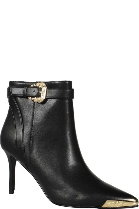 ウィメンズ新着アイテム Versace Jeans Couture Leather Ankle Boots