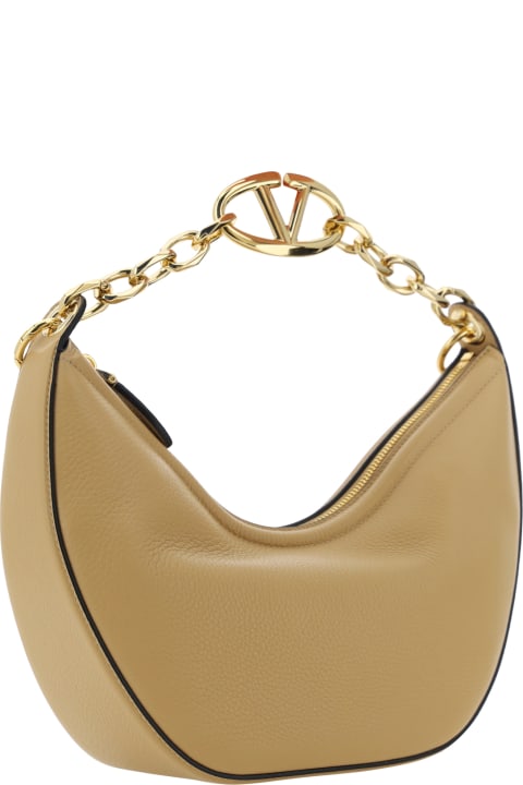 Sale for Women Valentino Garavani Vlogo Moon Zip-up Small Shoulder Bag