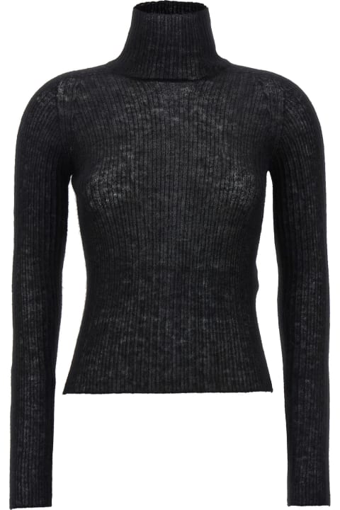 Saint Laurent Clothing for Women Saint Laurent Ribbed Turtleneck Sweater