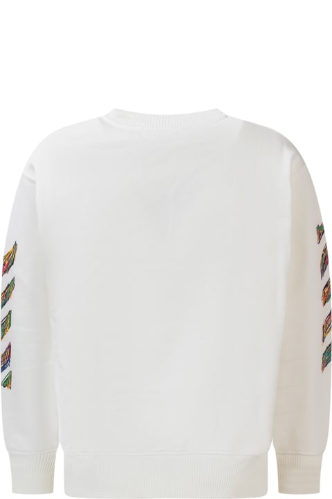 Fashion for Kids Off-White Logo Sketch Sweatshirt
